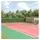 vidaXL Tennisnetz Schwarz und Rot 595 x 90,5 x 87 cm Polyester