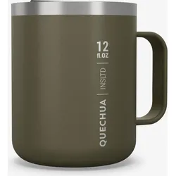 Trinkbecher Mug 0.38 l Isolierbecher doppelwandig aus Edelstahl - MH500 khaki bronze khaki grün No Size