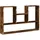 vidaXL Wandregal 99 x 15 x 60 cm Braun