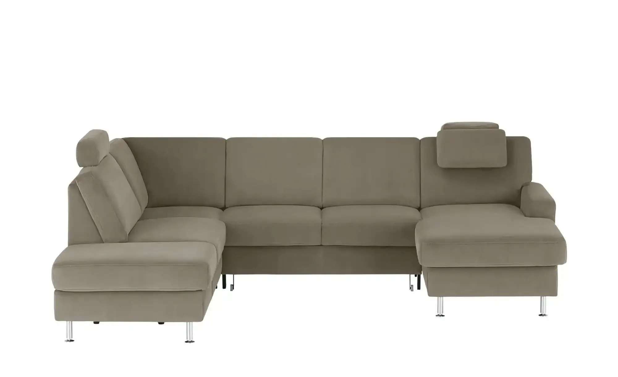 meinSofa Wohnlandschaft Mit verschiedenen Funktionen verfügbar Jana , braun , Maße (cm): B: 309 H: 87 T: 235