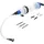 BGS Handpumpe Kunststoff 1,5 l mit Adapter-Satz