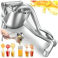 Retoo Zitruspresse Handpresse Manuelle Aluminium Saftpresse Zitruspresse Orange, Ergonomisches