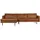 Woood Eckcouch Leder 3-Sitzer Braun