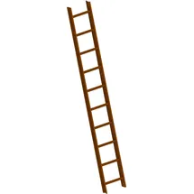 Layher 1051 Dachleiter 10 Sprossen
