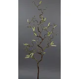 Seidenblumen Roß Korkenzieherhasel/Haselnusszweig 65cm GA Kunstzweig künstlicher Zweig Korkenzieherzweig