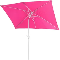 Mendler Sonnenschirm N23, Gartenschirm, 2x3m rechteckig neigbar, Polyester/Alu 4,5kg