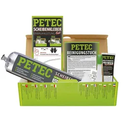 PETEC 83433 Set Scheibenkleber Schlauchbeutel Scheibenkleberset