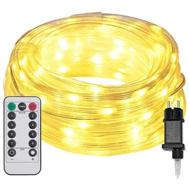 vidaXL Lichtseil LED 5 m PVC Warmweiß