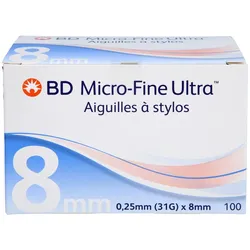 Bd Micro-fine Pen-nadeln 0,25x8 Mm