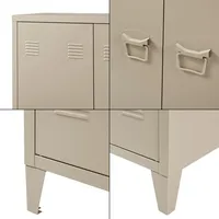 [en.casa] Aktenschrank Oripää 110 x 75 x 33 cm