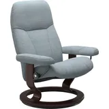 Stressless Stressless® Relaxsessel »Consul«, mit Classic Base, Größe S, Gestell Braun blau