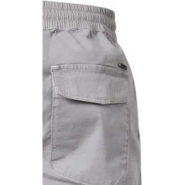 PIONEER JEANS Chinoshorts "COBY", Herren, Gr. 36, N-Gr, silber (silber lining), Web, Obermaterial: 100% Baumwolle, PIONEER AUTHENTIC JEANS, straight fit, Hosen Chinoshorts, Sommerhose