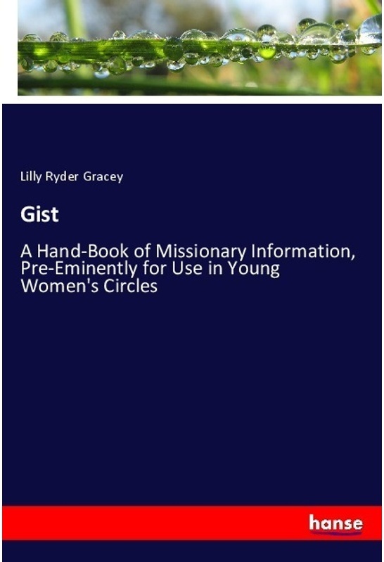 Gist - Lilly Ryder Gracey, Kartoniert (TB)