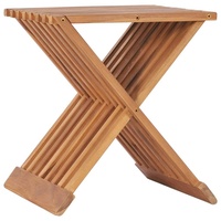 vidaXL Klappbarer Hocker 40×32×45 cm Massivholz Teak