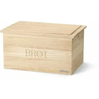 Continenta Brotkasten Gummibaumholz 34,5 cm