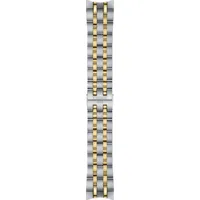 Tissot Edelstahl Metall Classic Dream Zweifarbiges Uhrenmetallband (grau/gelb) T605045520 - Grey/Golden,Zweifarbig