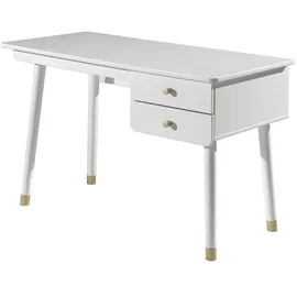 Vipack Kinderschreibtisch Billy Kiefer lackiert / Weiß