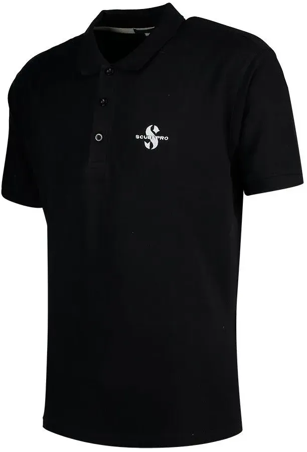 Scubapro 50972 Kurzarm-poloshirt - Black / Grey - 3XL