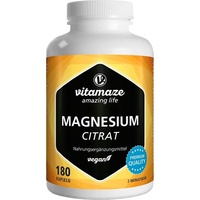 Vitamaze Magnesium Citrat 360 mg Kapseln 180 St.