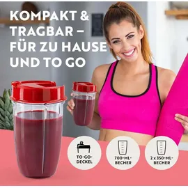 GOURMETmaxx Nutrition Mixer Deluxe rot