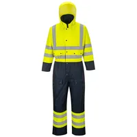 PORTWEST Warnschutz Kontrast - gefüttert , Größe: M, Farbe: Gelb/Marine,