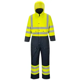 PORTWEST Warnschutz Kontrast - gefüttert , Größe: M, Farbe: Gelb/Marine,