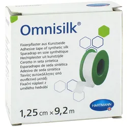 Omnisilk Fixierpflaster Kunstseide 1,25 cmx9,2 m