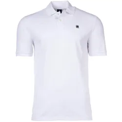 G-STAR Herren Poloshirt - Dunda, Knopfleiste, Bio-Baumwolle Weiß 2XL