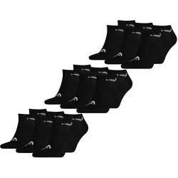 HEAD Herren Damen Unisex Sneaker Basic Sport Socken - 6er 9er 12er Multipack in 43-46 9er Pack