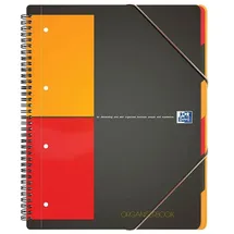 Oxford Organiserbook A4 Rot/Schwarz 1 Stück
