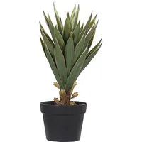 Beliani Kunstpflanze YUCCA 52 cm Grün