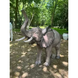 Casa Padrino Luxus Deko-Skulptur XXL Elefant – Monumentale Eleganz für Innen & Außen