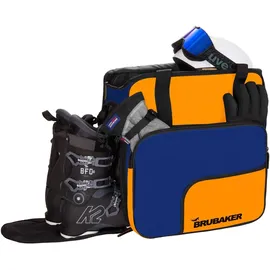 Brubaker Skitaschen Kombi Set Carver Pro Blau/Orange