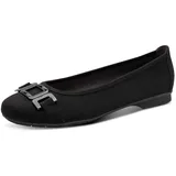 Jana Damen 8-22166-45 Ballerina, Schwarz, 39 EU