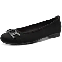 Jana Damen 8-22166-45 Ballerina, Schwarz, 39 EU