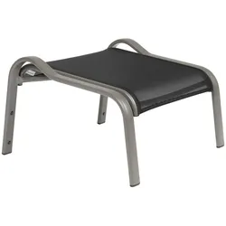 Hocker Barbados - 08 - grau metallic D77 - kieselgrau
