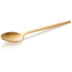 12x Menülöffel ALEX GOLD, mit gold, matte PVD Beschichtung, 21 cm, Chromnickelstahl 18/10