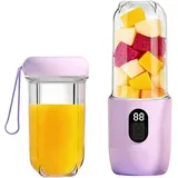 Tragbarer Mixer, Smoothie Maker to Go Für Smoothies Und Shakes, Mini Standmixer