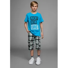 Kidsworld Bermuda Anthrazit/Türkis 182