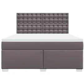 vidaXL Boxspringbett 180 x 200 cm Grau