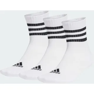 Adidas 3-Streifen Cushioned Sportswear Low-Cut Socken 3 Paar White / Black 49-51