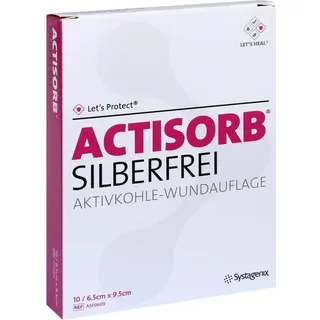 solventum germany gmbh Actisorb Silberfrei 6,5x9,5 cm Kompressen