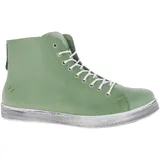 Andrea Conti Damen High Top Sneaker, Beige, 38 EU