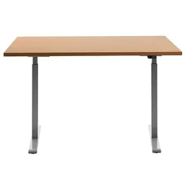 TOPSTAR Schreibtisch E-Table Buche / Grau