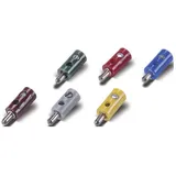 Kahlert Licht Stecker 08891 2,6 mm 10 St. mit Querloch Braun