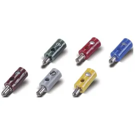Kahlert Licht Stecker 08891 2,6 mm 10 St. mit Querloch Braun