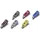 Kahlert Licht Stecker 08891 2,6 mm 10 St. mit Querloch Braun
