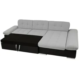 Mirjan24 Ecksofa Silbereichen, Textil, links montierbar, L-Form 278x161 cm, Wohnzimmer, Sofas & Couches, Wohnlandschaften, Ecksofas