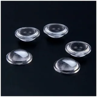 Optische Glaslinse 5PCS 10 14mm Konvexe Linse Acryl LED Länge 12mm Lentes DIY Projektor
