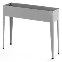 POWERTEC Garden Metall-Hochbeet 100 x 40 x 80 cm Grau